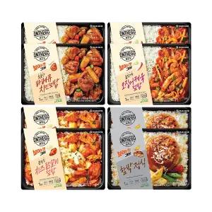 온더고 신상혼합8(바베큐치킨2,오징어제육2,치즈닭갈비2,함박스테이크2)