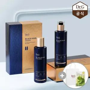 닥터지 블랙 스네일 베이직 2종 세트(토너 150ml, 에멀전 150ml) + 레드 블레미쉬 쿨 수딩 마스크 1매 + 쇼핑백