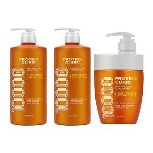엘라스틴 프로틴클리닉 고영양 단백질 샴푸, 1L, 2개 + 트리트먼트, 700ml, 1개
