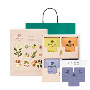 오설록 러블리티박스 세트, 12입+증정(피치 파파야 블랙티, 3개)