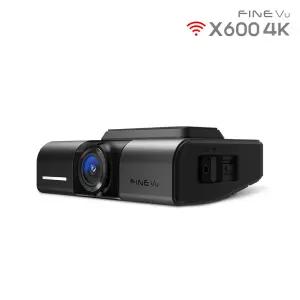(앱전용쿠폰20%) 파인뷰 X600 4K GPS 빌트인 BT+WiFi 스마트폰 연동 블랙박스 64GB로 메모리업 AS/2년+GPS