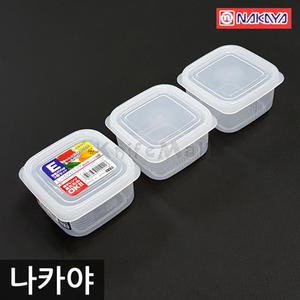 일본 사각 밀폐용기E(3P)/미니밀폐용기/조미료/반찬통