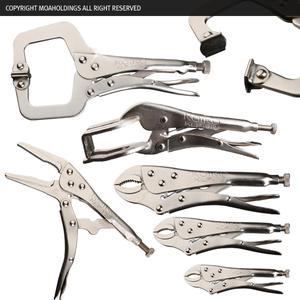 바이스 플라이어 철판 용접 클램프 락킹 C형 롱로즈 바이스그립 소형