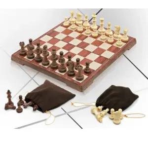 접이식 원목스타일 고급 자석 서양 장기 체스