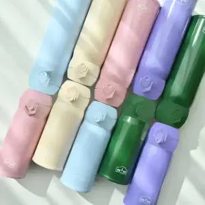 1개+1개 원터치 스텐 보온병 보냉 텀블러 2중진공 350ml