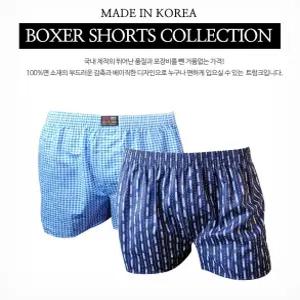 남성속옷 DKC 직물트렁크 팬티 국내산 순면100% 땀흡수 통풍 언더웨어