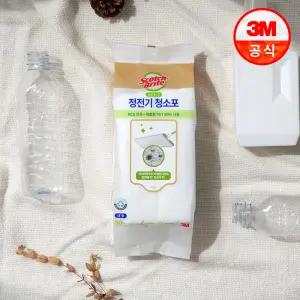 3M 대형 재활용 PET 베이직 정전기 청소포 50매 / 정전기포 먼지포 리필 청소포리필