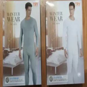 1벌 면 TRY 모던 F 남상하 얇은 내의 내복 세트 순면 봄 가을  95 -110 면 100% 코튼 갱수네