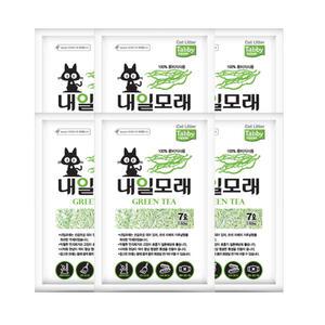 내일모래 녹차 7L x6개 두부모래