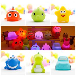 예꼬맘 LED 목욕놀이 장난감 LED6종세트(남아랜덤)+그물망