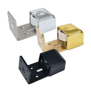 자동문 하부가이드 미닫이롤러 이탈방지부속 문 크롬 골드 블랙 도어부속