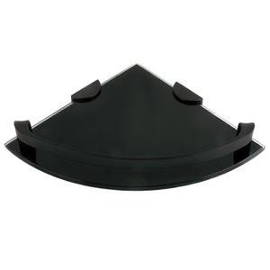 욕실선반 화장실 강화유리 블랙 코너선반 A05