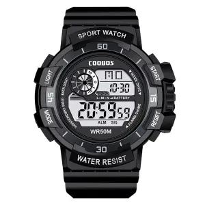 COOBOS 스포츠전자손목시계 방수시계 군인 남성