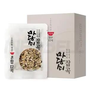마당쇠 잡곡 장수12곡 찰 보리쌀 현미 혼합12곡 1세트 50팩