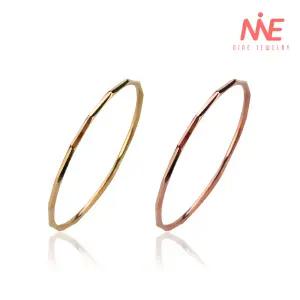 나인주얼리 14k 실반지 타입D 컷팅반지 레이어드링