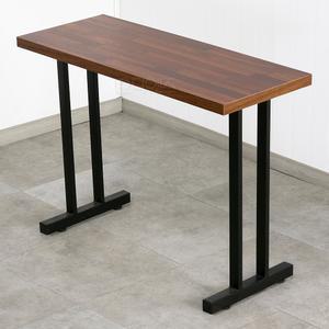 BT10045 검정분체 쌍다리 LPM 테이블 W1000xD450 /작은 1인용 식탁테이블