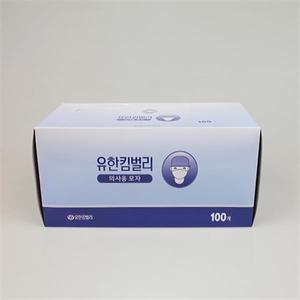 유한킴벌리 일회용 수술모자 의사용 100개입
