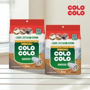 고로고로 마루용 돌돌이 롤 테이프 클리너 리필 3입X2개