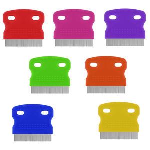 눈꼽빗 고양이 애완견 미용빗 (스텐 애견빗 A타입-색상임의)