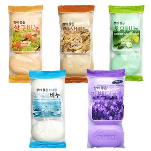 3p비누 오이 살구 인삼 미네랄 라벤더 세안 샤워 세수 목욕비누