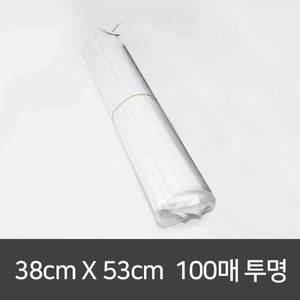 비포막지 38호 38x53 10L 100매 투명 쓰레기봉투 비닐봉지 평판봉투