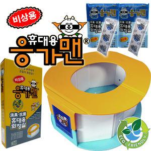 캠핑휴대용변기 응가맨 / 차박 노지캠핑화장실 / 응가맨본품+응고제2세트