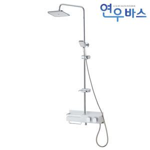 국산 해바라기 샤워기 DS9000 화이트 수전 일체형