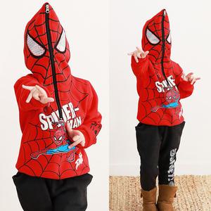 스파이더맨 옷 가면 상하복 세트