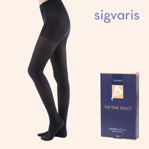 시그바리스 다이나벤 클래식 의료용 압박스타킹 팬티형 블랙 발가락 닫힘형