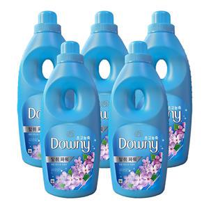 다우니 탈취파워 고농축 섬유유연제 레몬그라스와 라일락향 1L x 5개