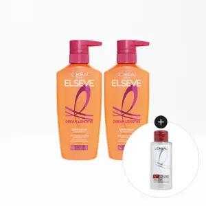 로레알파리 드림랭스 샴푸400ml  2개+샴푸 미니 100ml(랜덤)