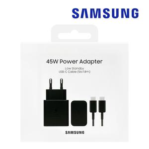 삼성정품 45W PD 초고속충전기 Cto C타입케이블 세트 EP-T4511X Z플립7 Z폴드7 닌텐도 아이패드