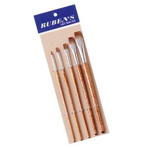 [열린화방]루벤스 구성붓 580시리즈 5본조 세트/쵸코아트/포스터/공예/POP