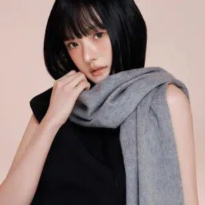 갤러리아 RECLOW LAND 캐시미어 100% 머플러 차콜