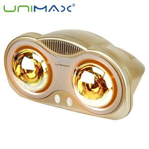 욕실용 히터 황진관 2구 벽걸이 전기난로 umh-2122b