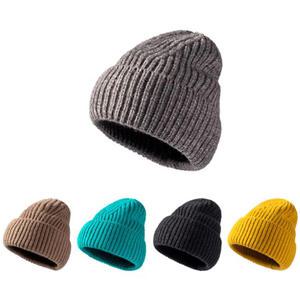 남자/여자 니트 원뿔 비니 방한모자 패션 겨울모자