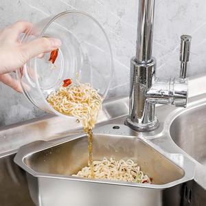 듀라맥스 싱크대 코너 사각 스텐 음식물 쓰레기통 음쓰통 잔반처리