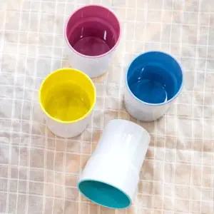 [텐바이텐]투컬러 베이비컵 4개x1세트 파티컵 유아컵 물컵