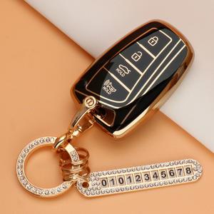 그랜저HG 싼타페DM 호환 스마트 키케이스 TPU 키홀더