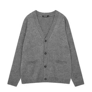 공용)  무지 가디건(오버핏)_AM4WSW846-MG