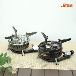 제라 강염 캠핑버너 3구 서브스토브 휴대용 낚시 백패킹 가스 호스 버너