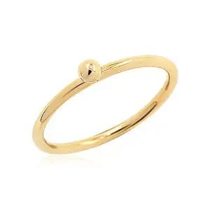 [비앤비골드] 14K/18K 미니 골드볼 와이어 반지 DMR37701