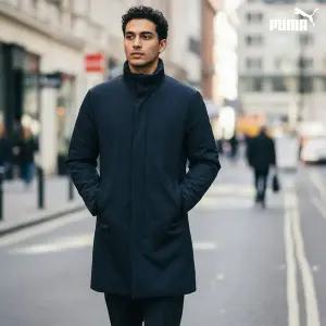 [푸마](1월할인 )푸마 KK 미들 구스다운 코트(93351702)_네이비