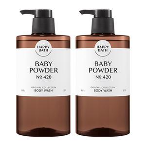 해피바스 오리지널 컬렉션 베이비파우더 바디워시 910G 2개/바디클렌저