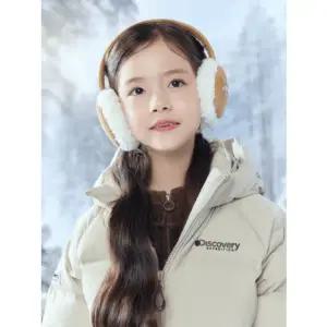 [디스커버리키즈](김해점)정상가 39000원 키즈 코듀로이 트리밍 플리스 이어워머(DKAC2194N)