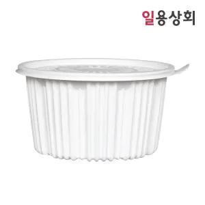 탕용기 FP 220파이 대 2800ml 50세트 PP 백색