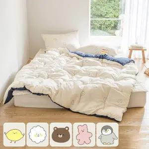 [라이크홈]부드럽고 귀여운 내가 찾던 항균 차렵이불 풀세트 S/SS 뽀글비숑