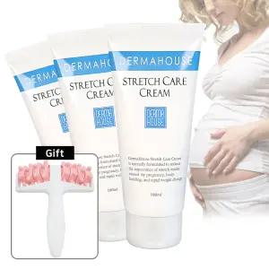 스트레치 케어 크림180mlx3개+전신 마사지 롤러/임산부 일반인 청소년기