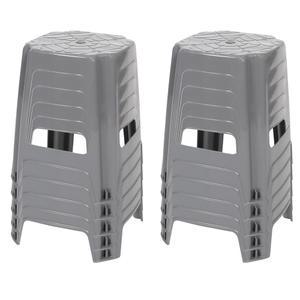 지오리빙 플라스틱 의자 10개 사각 간이 야외 포장마차 편의점