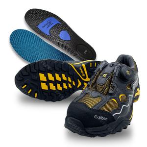 지벤 ZB-142B 경량 안전화 방수내피 다이얼 현장 작업화 바이플렉스 초경량 깔창 세트